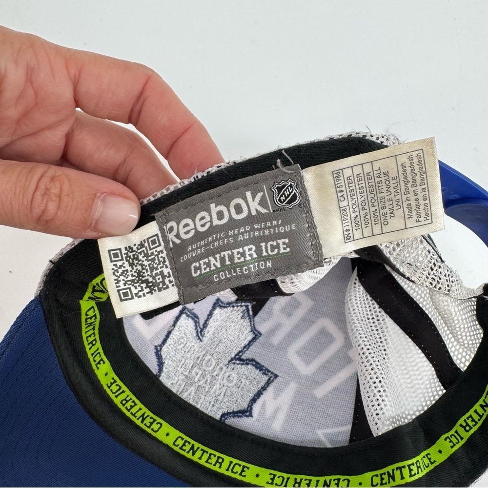 Toronto Maples Leafs Leaf NHL Hockey Trucker Hat Cap Snapback Snap Back Reebok - Picture 5 of 5